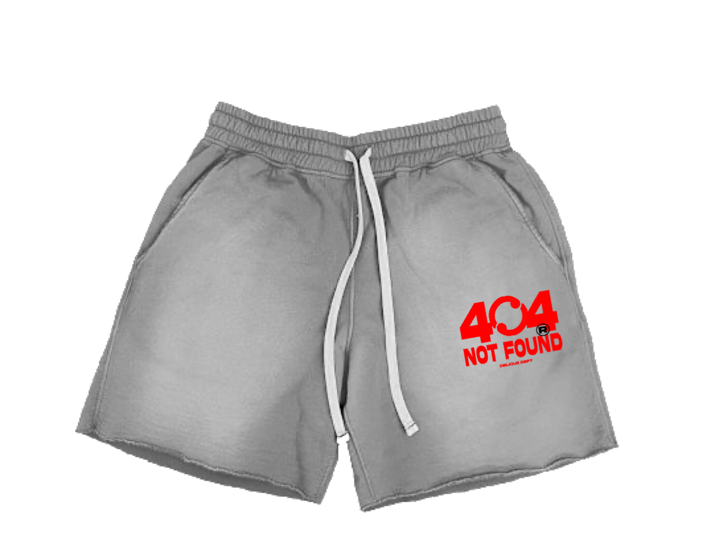 404 Shorts - Grey/Red