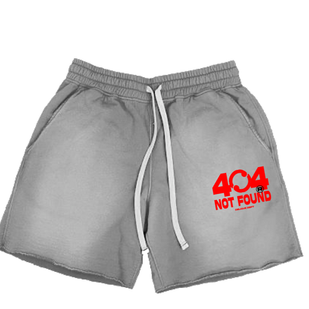 404 Shorts - Grey/Red