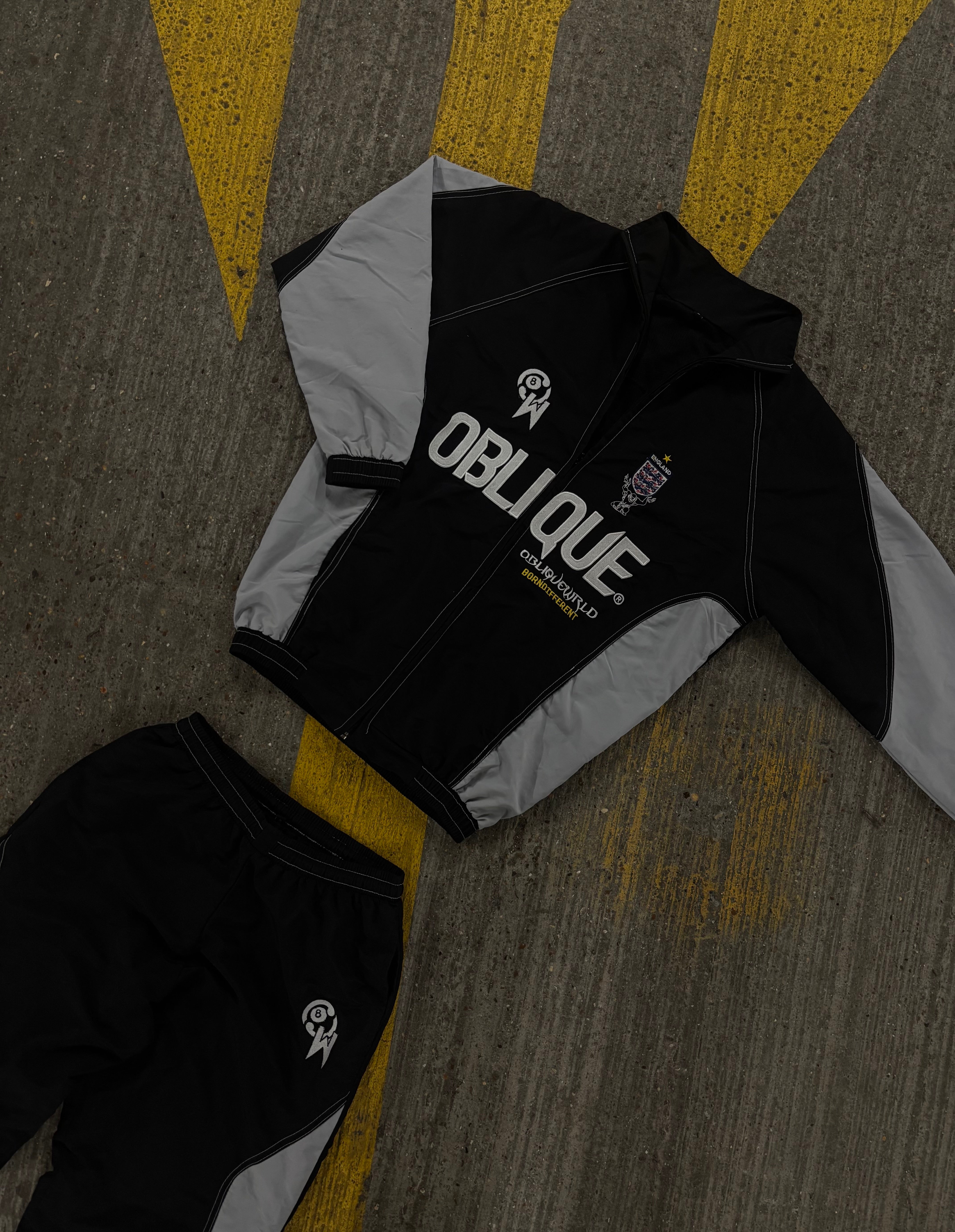 OddBall Tracksuit - Black/Grey